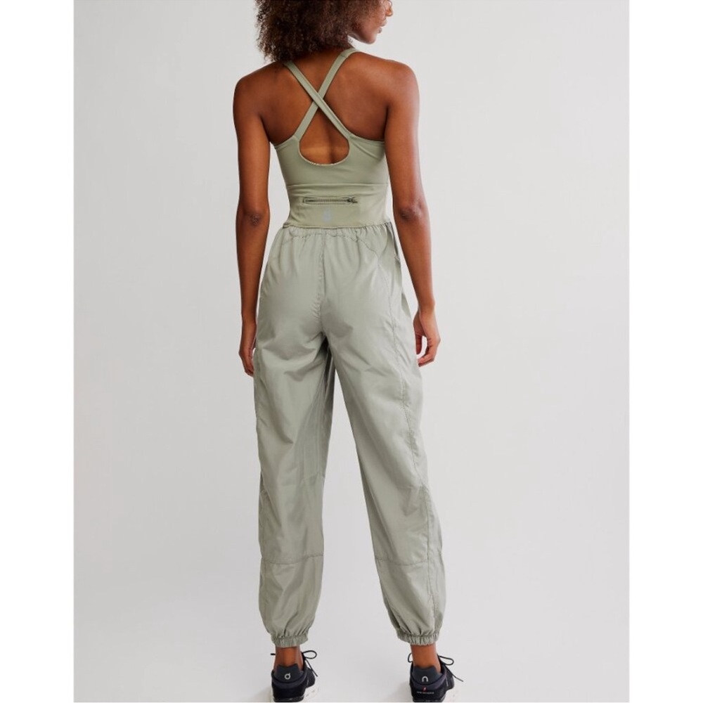 Free People X FP Movement Righteous Onesie in Sage Stone NWT - Picture 3 of 5